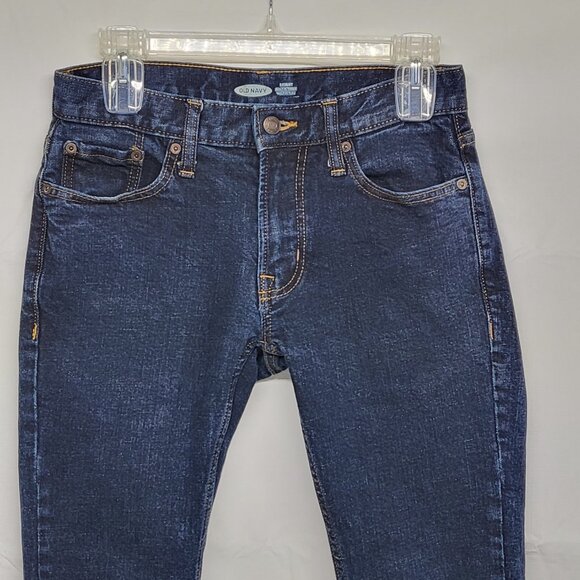 Old Navy Mens Jeans Skinny 28X30 (Fit 28 X 28 ) Built in Tough Flex Stretch Pant - Picture 2 of 15